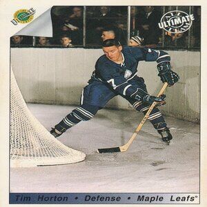 Tim Horton - 1992 Ultimate Trading Card Company Hockey Card